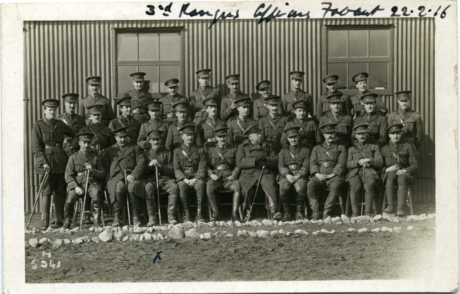 3rd Rangers Officers, February 1916