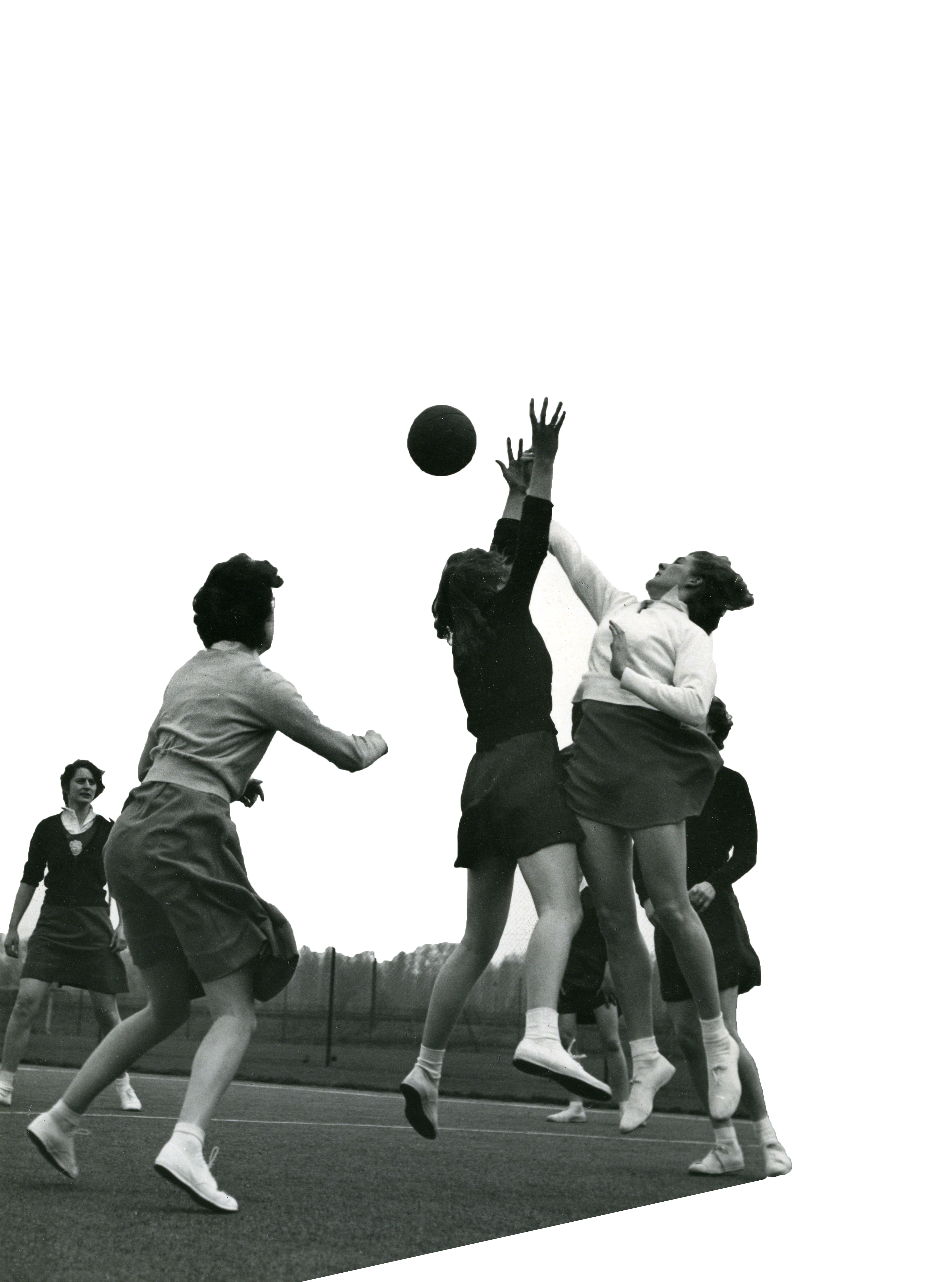 Photo of women playing netball