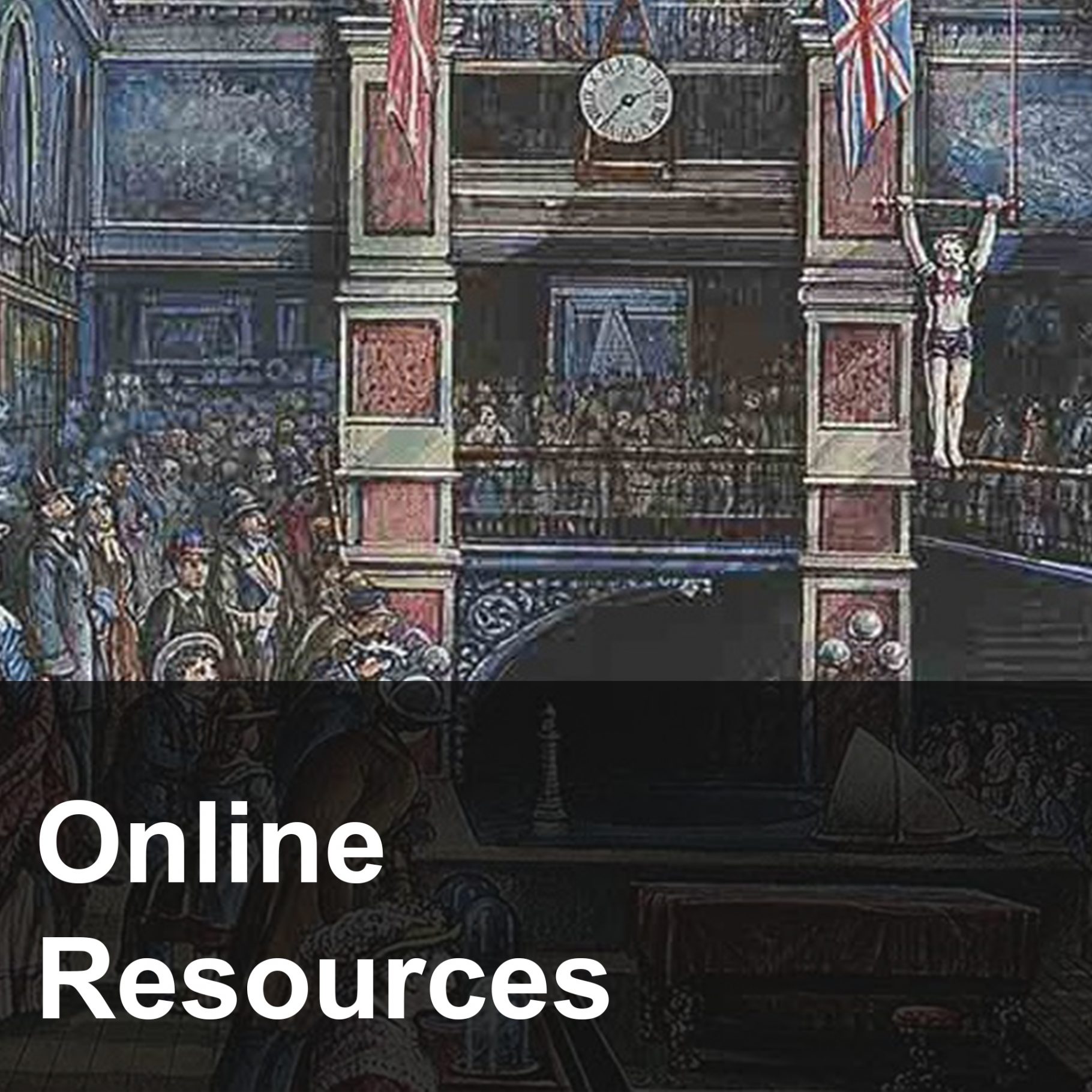 Online resources button