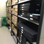 Photo of archive boxes