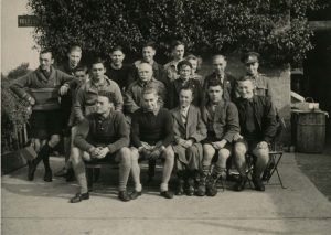 Group photograph of members of the Cycling Club
